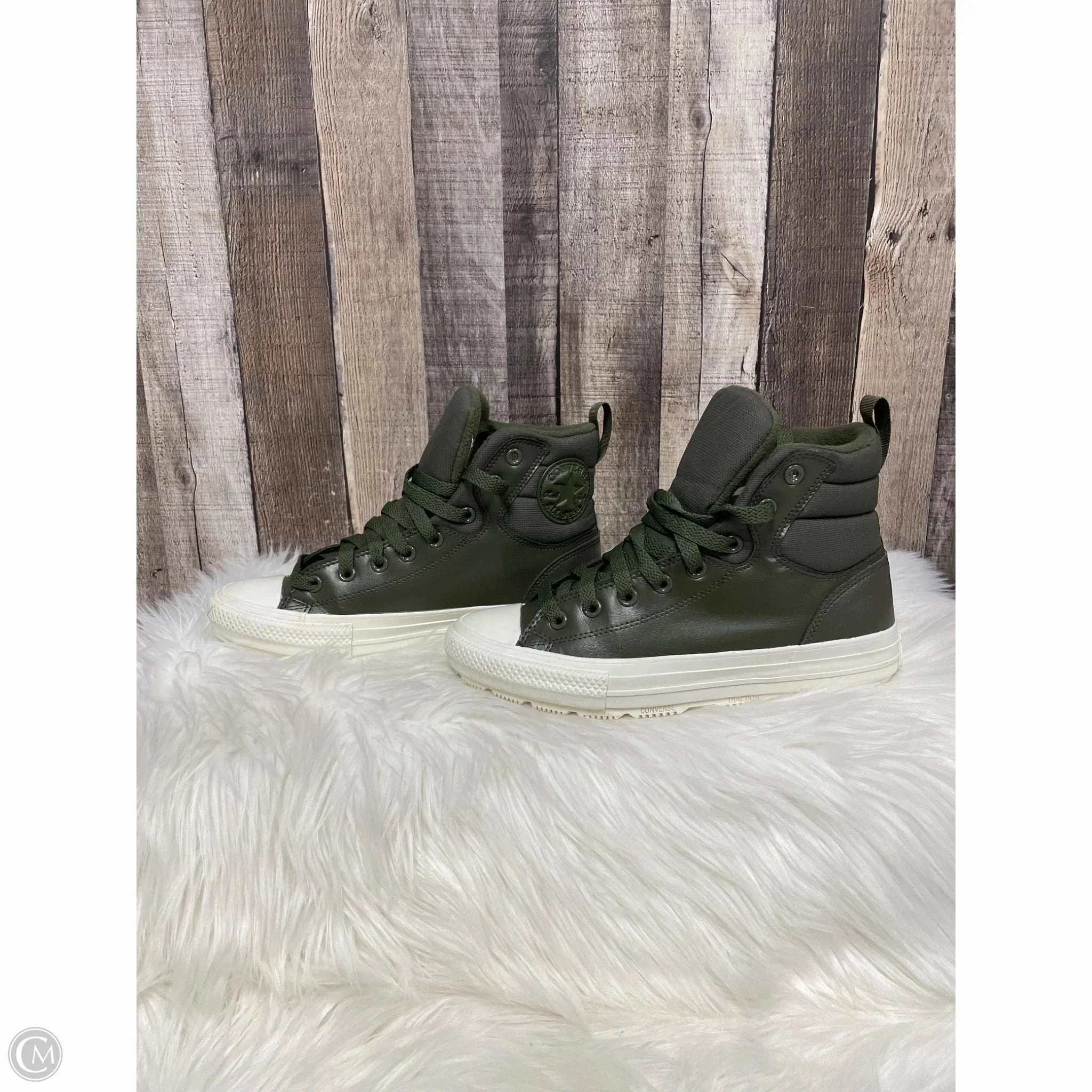 Shoes Athletic By Converse In Green, Size: 9
