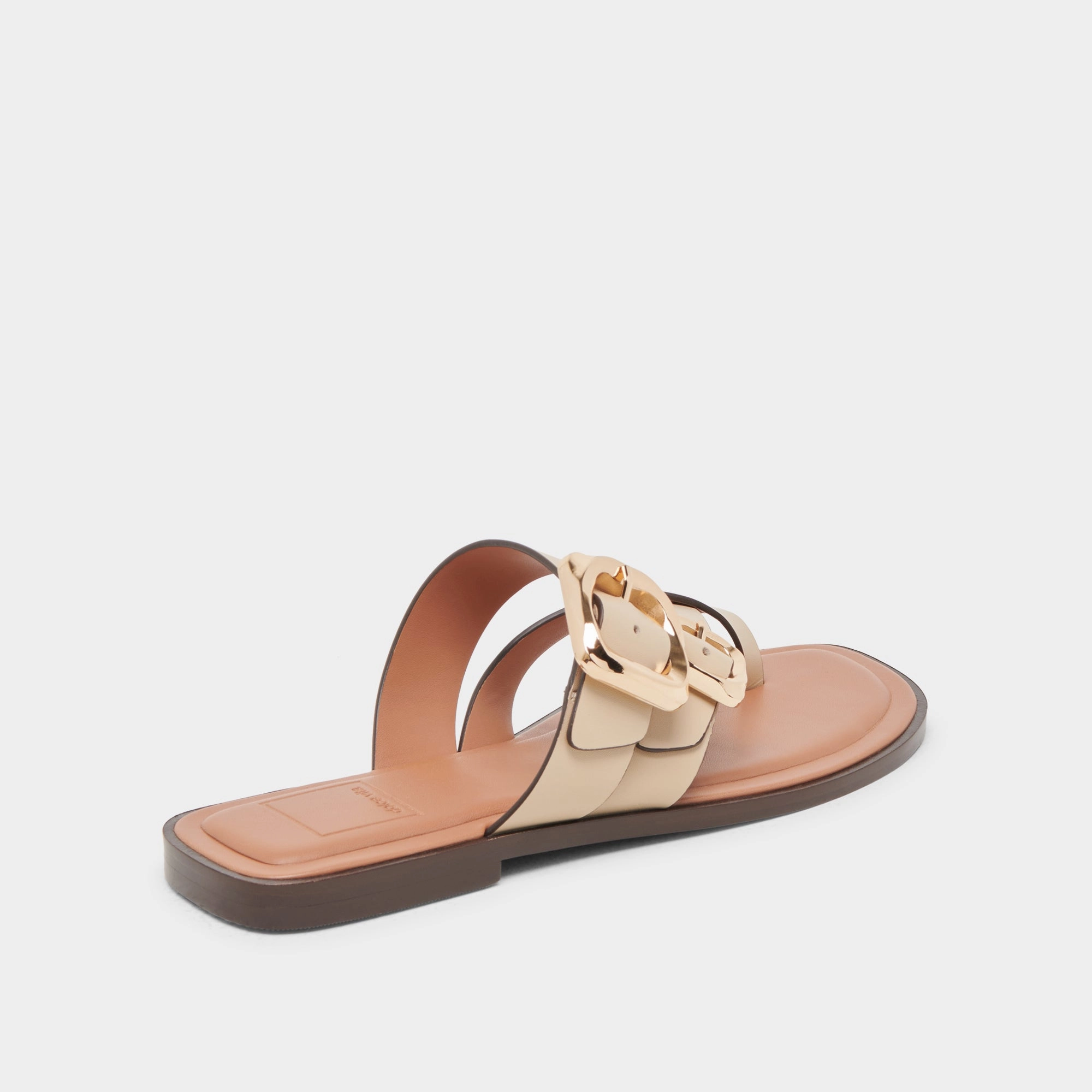SHORE SANDALS IVORY LEATHER
