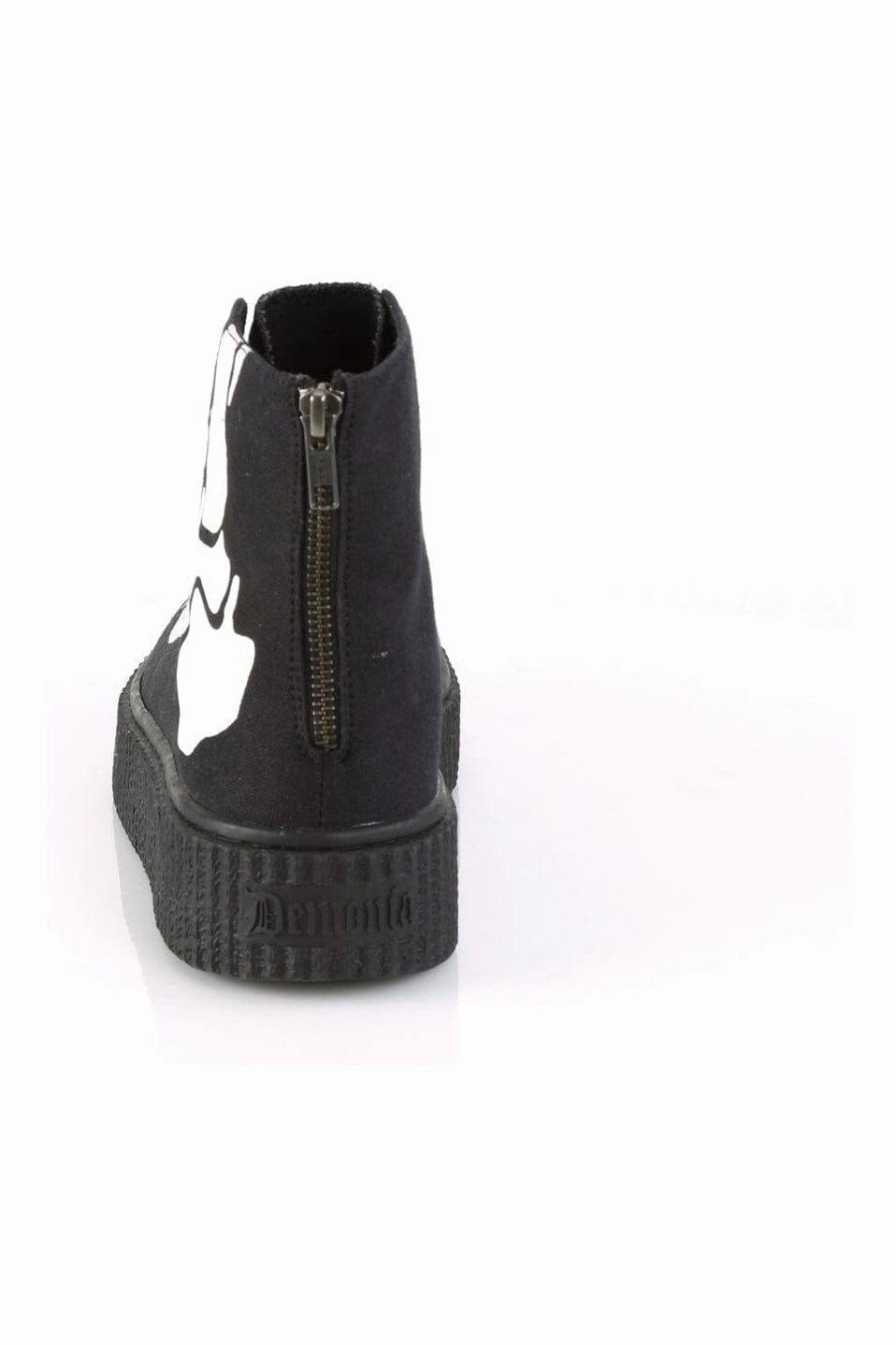 SNEEKER-252 Black Canvas Creeper