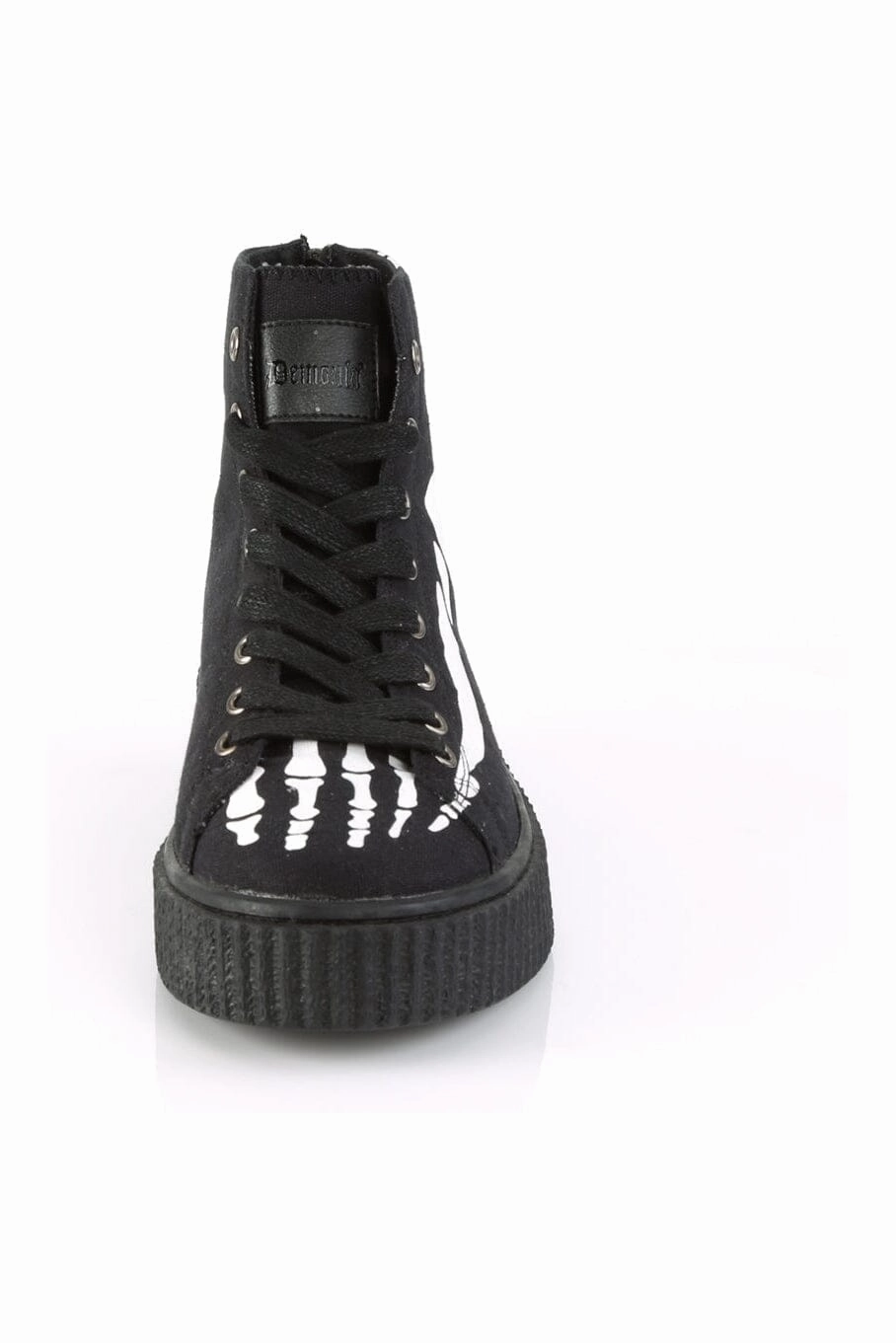 SNEEKER-252 Black Canvas Creeper