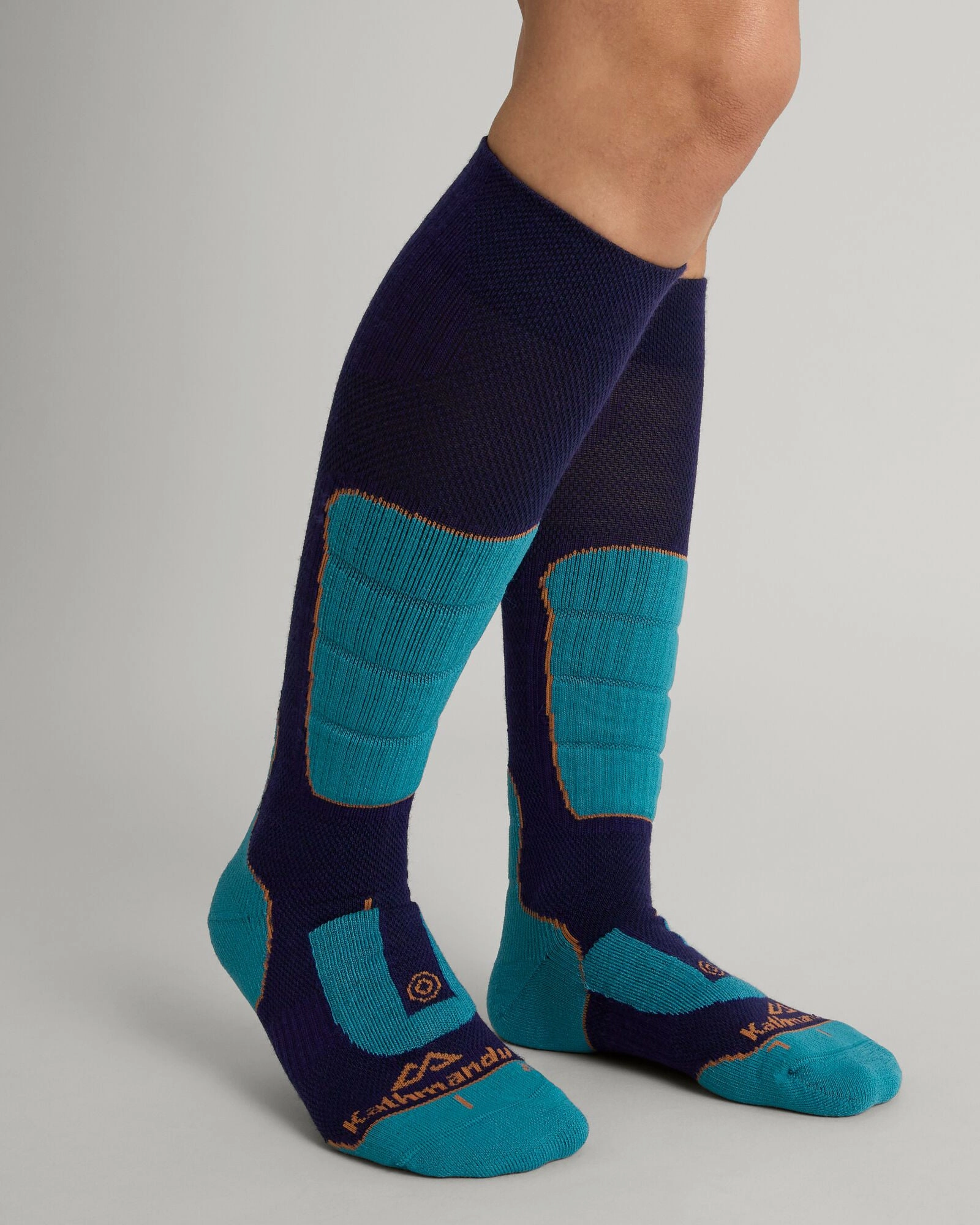 Snow Sport Socks - Dark Horizon/Eddy/Squash