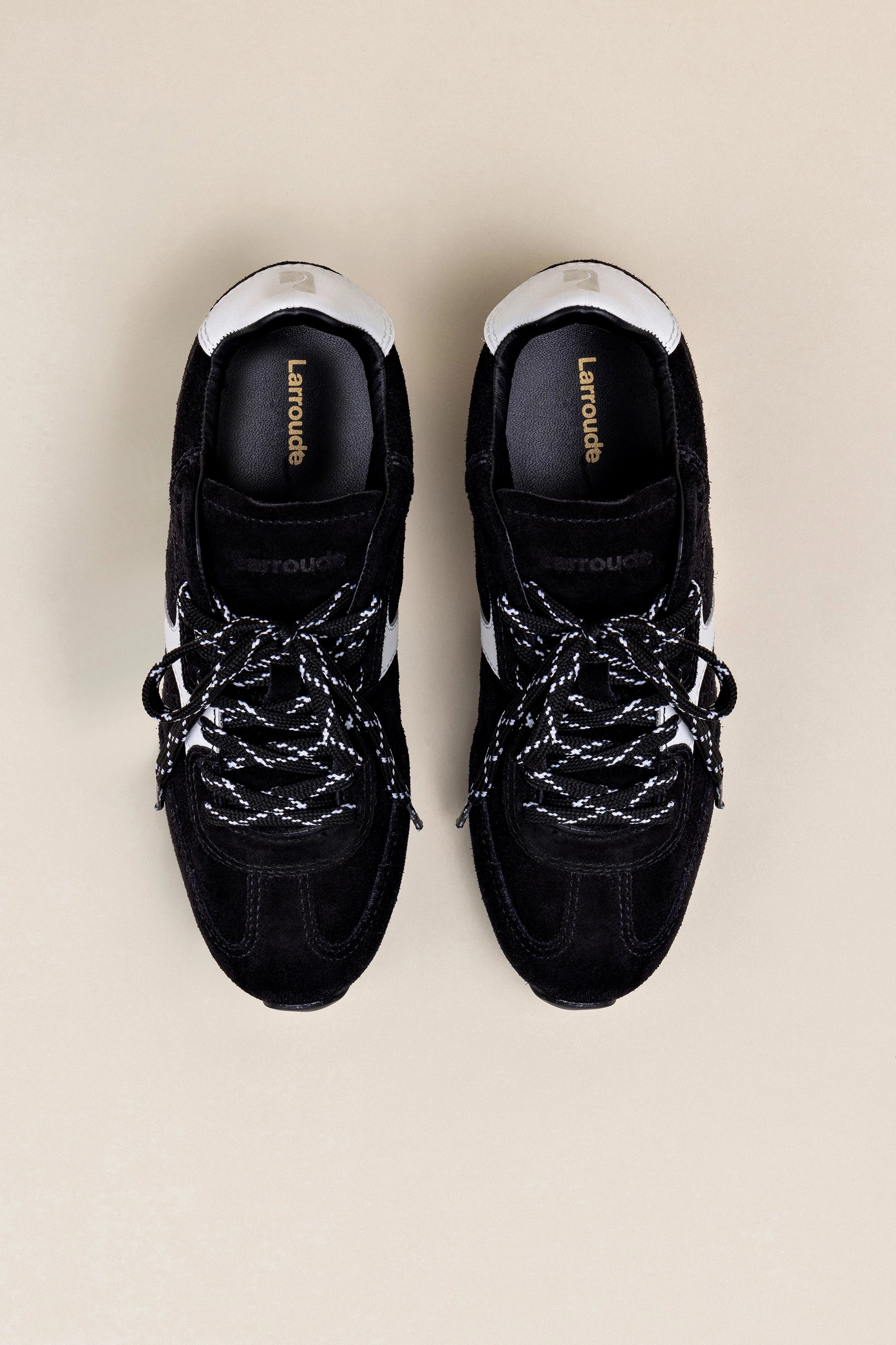 Stella Sneaker In Black Suede