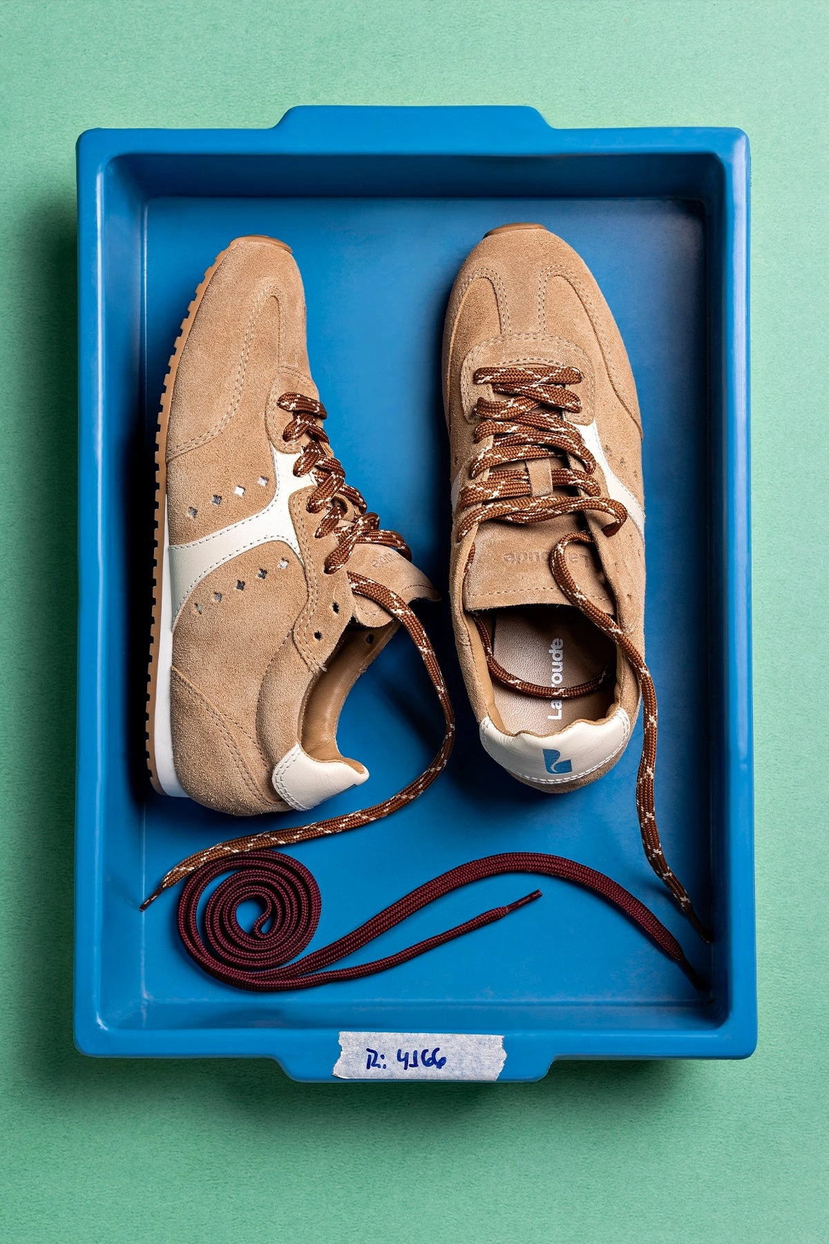 Stella Sneaker In Peanut Suede