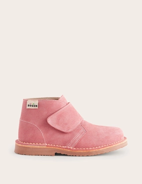 Suede Desert Boot-Pink