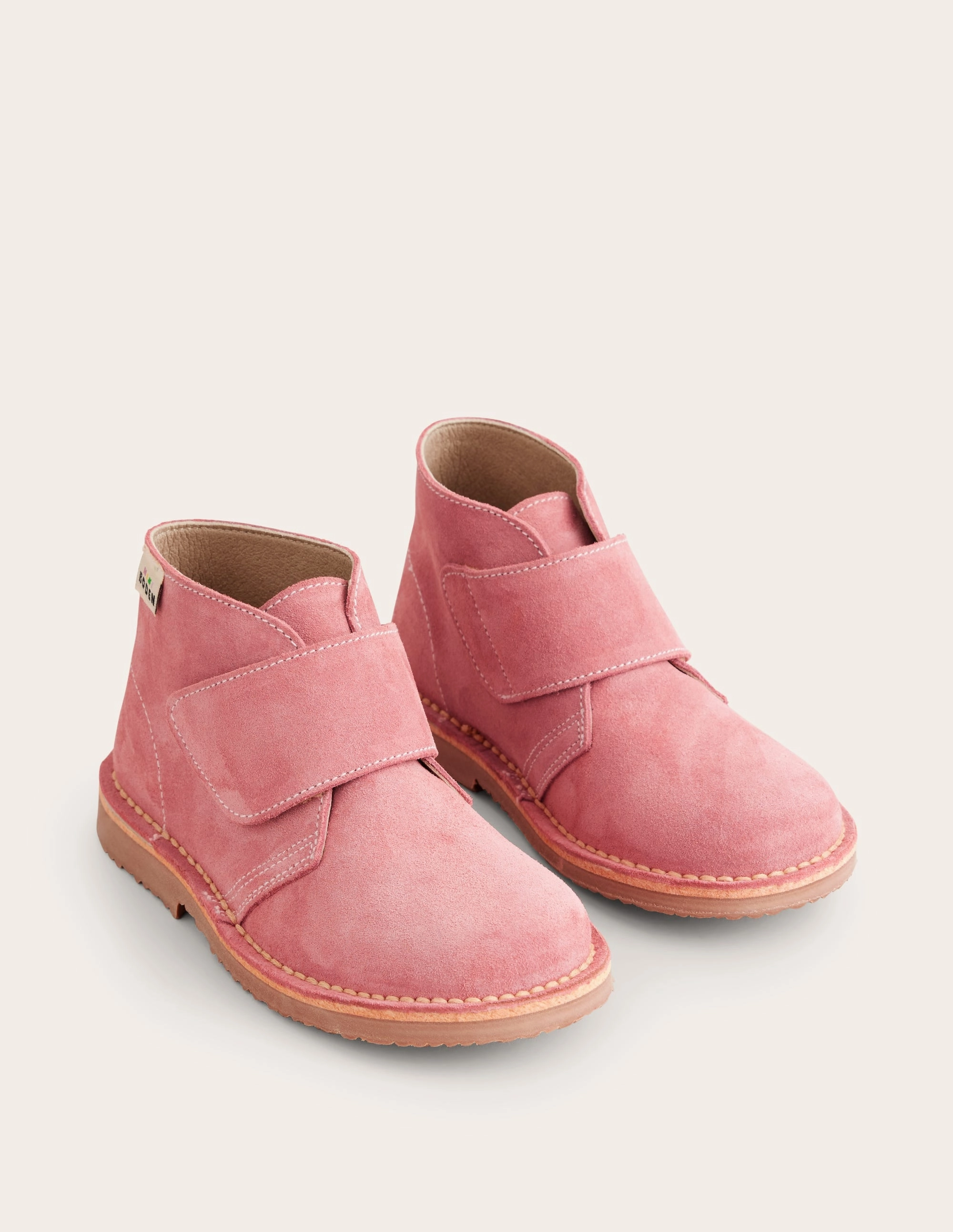 Suede Desert Boot-Pink
