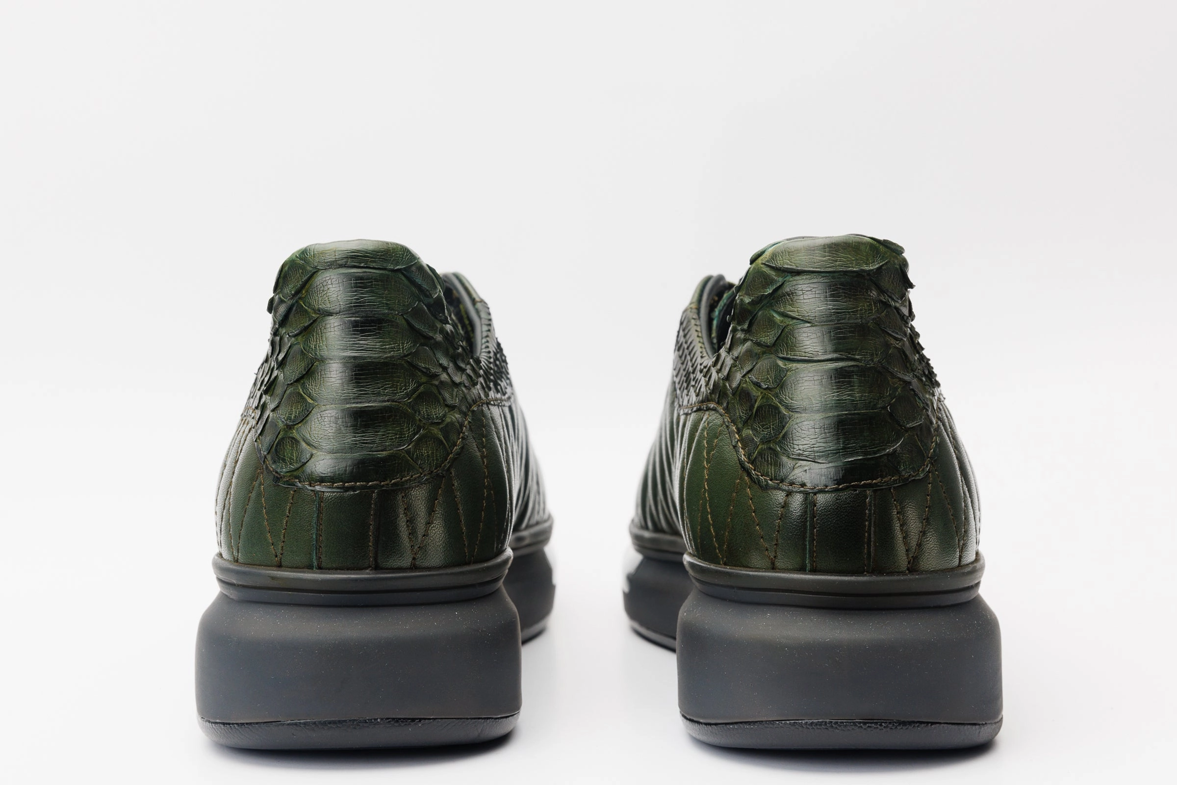 The Adler Green Snk Leather Men Sneaker Limited Edition