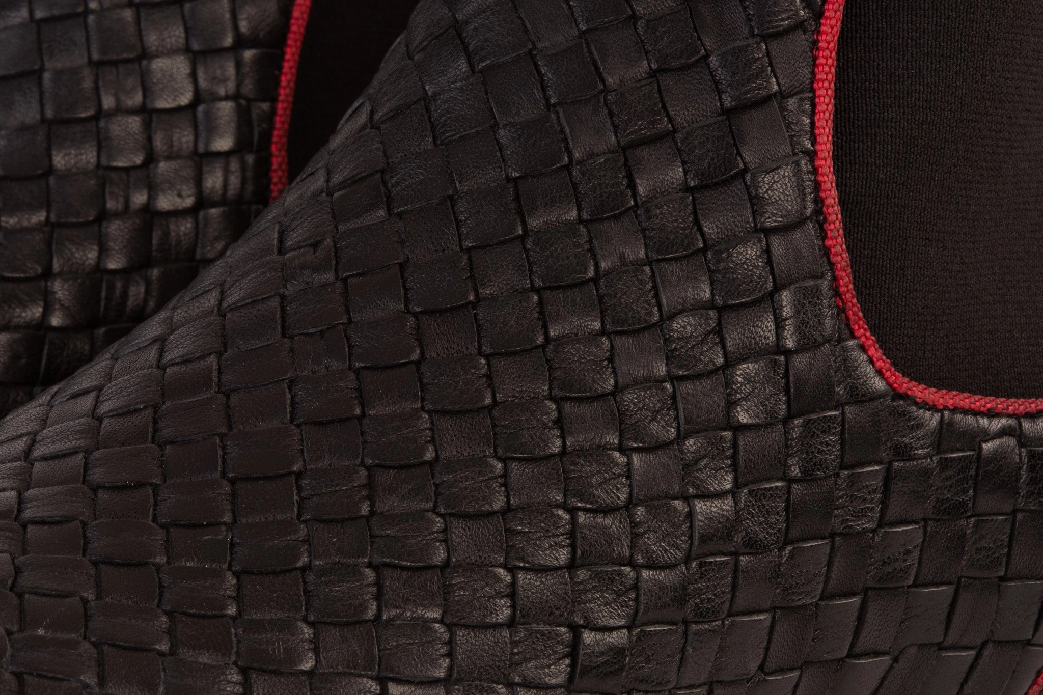The Luxpre Black Leather Handwoven Casual Chelsea Men Boot Final Sale!