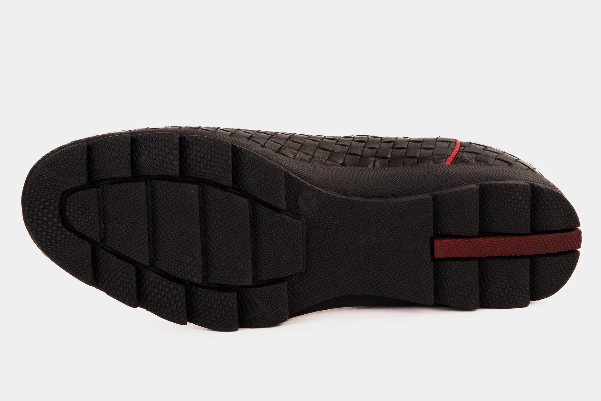 The Luxpre Black Leather Handwoven Casual Chelsea Men Boot Final Sale!
