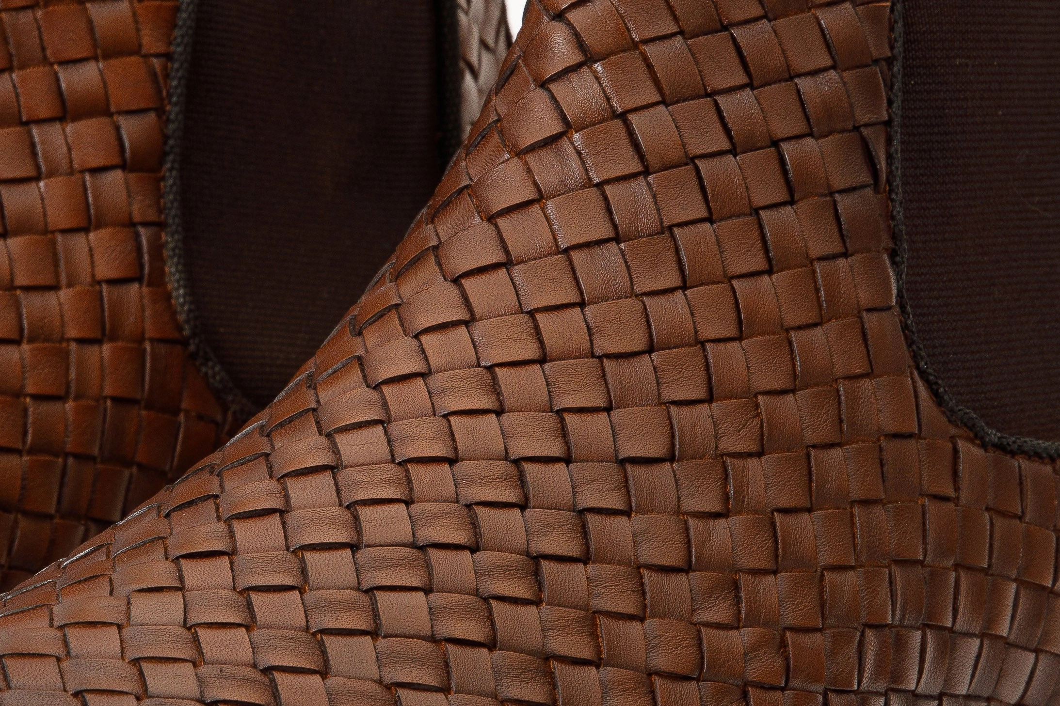 The Luxpre Tan Leather Handwoven Casual Chelsea Men Boot Final Sale!