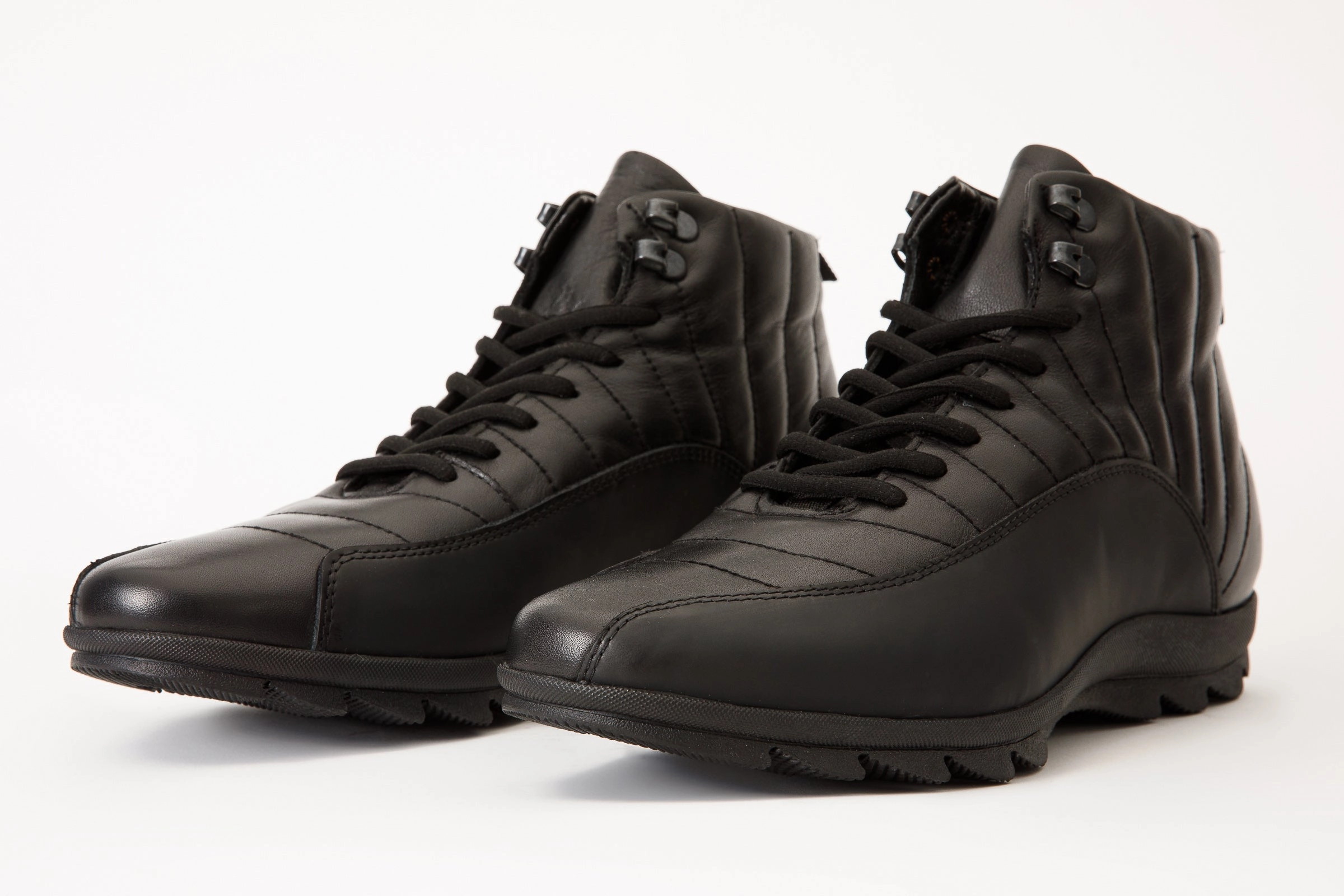The Merter Black Leather Casual Lace-Up Men Boot Final Sale!