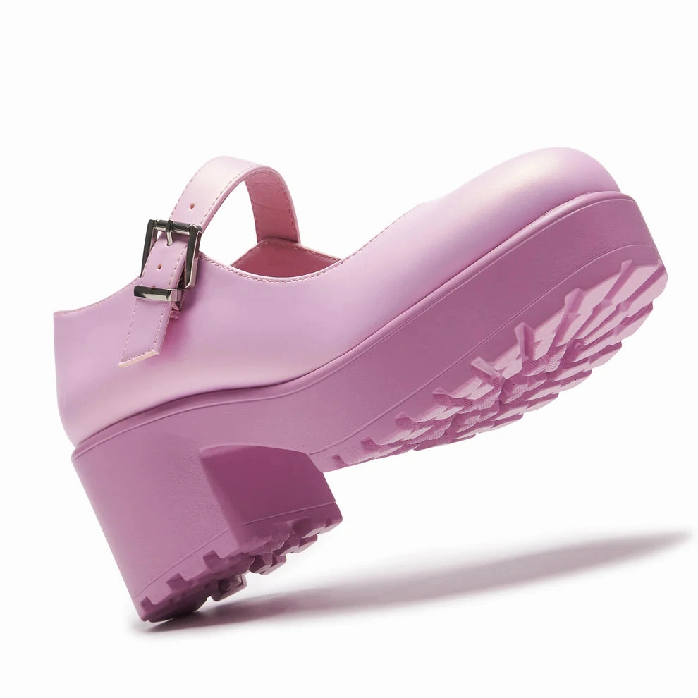 Tira Pearl Mary Janes 'Blush Jewel Edition'-Pink-Size 5-Clearance