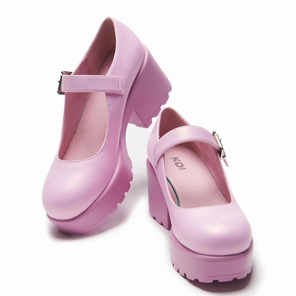 Tira Pearl Mary Janes 'Blush Jewel Edition'-Pink-Size 5-Clearance