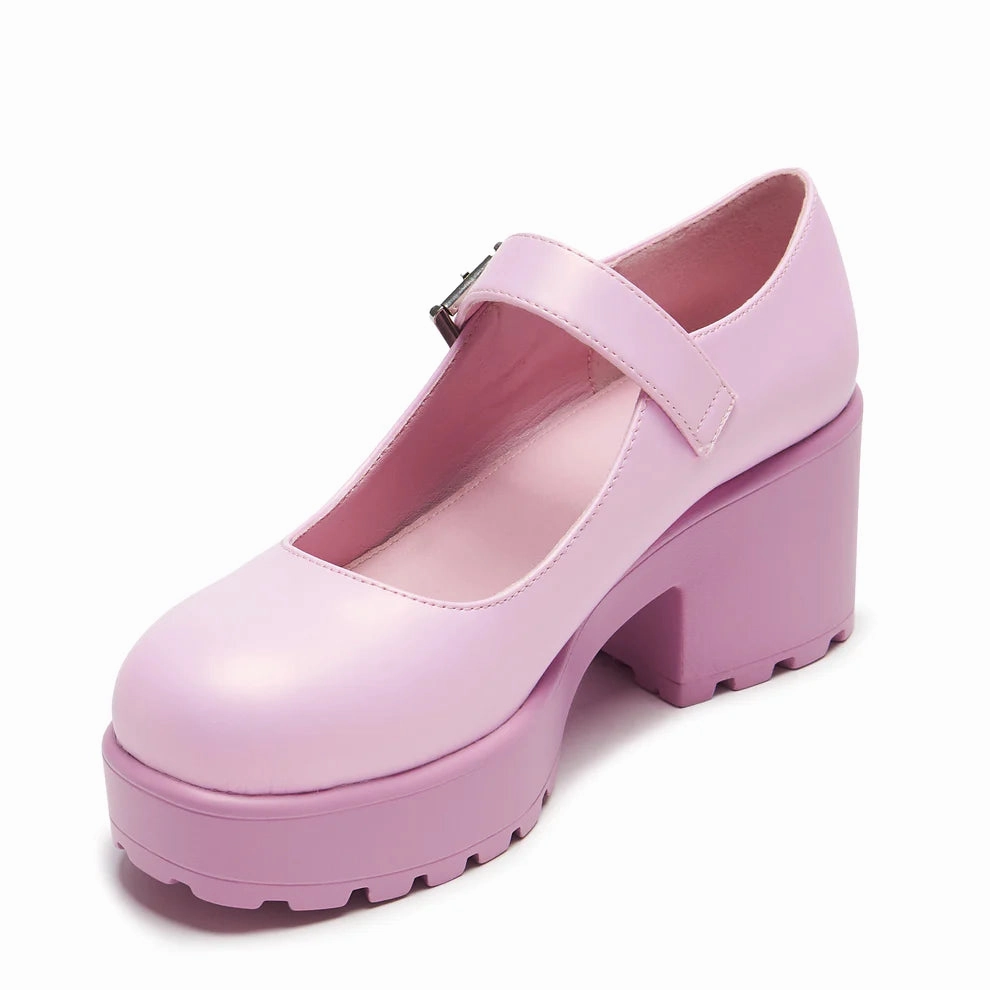 Tira Pearl Mary Janes 'Blush Jewel Edition'-Pink-Size 6-Clearance