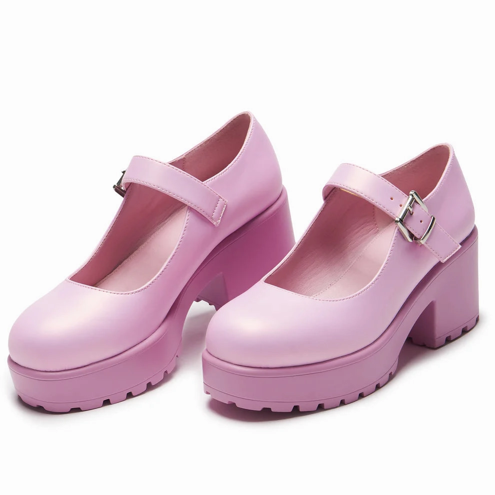 Tira Pearl Mary Janes 'Blush Jewel Edition'-Pink-Size 6-Clearance