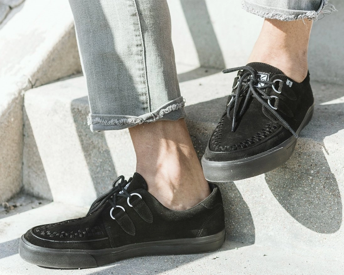 TUK-A9178 Black Suede D-Ring VLK Sneaker