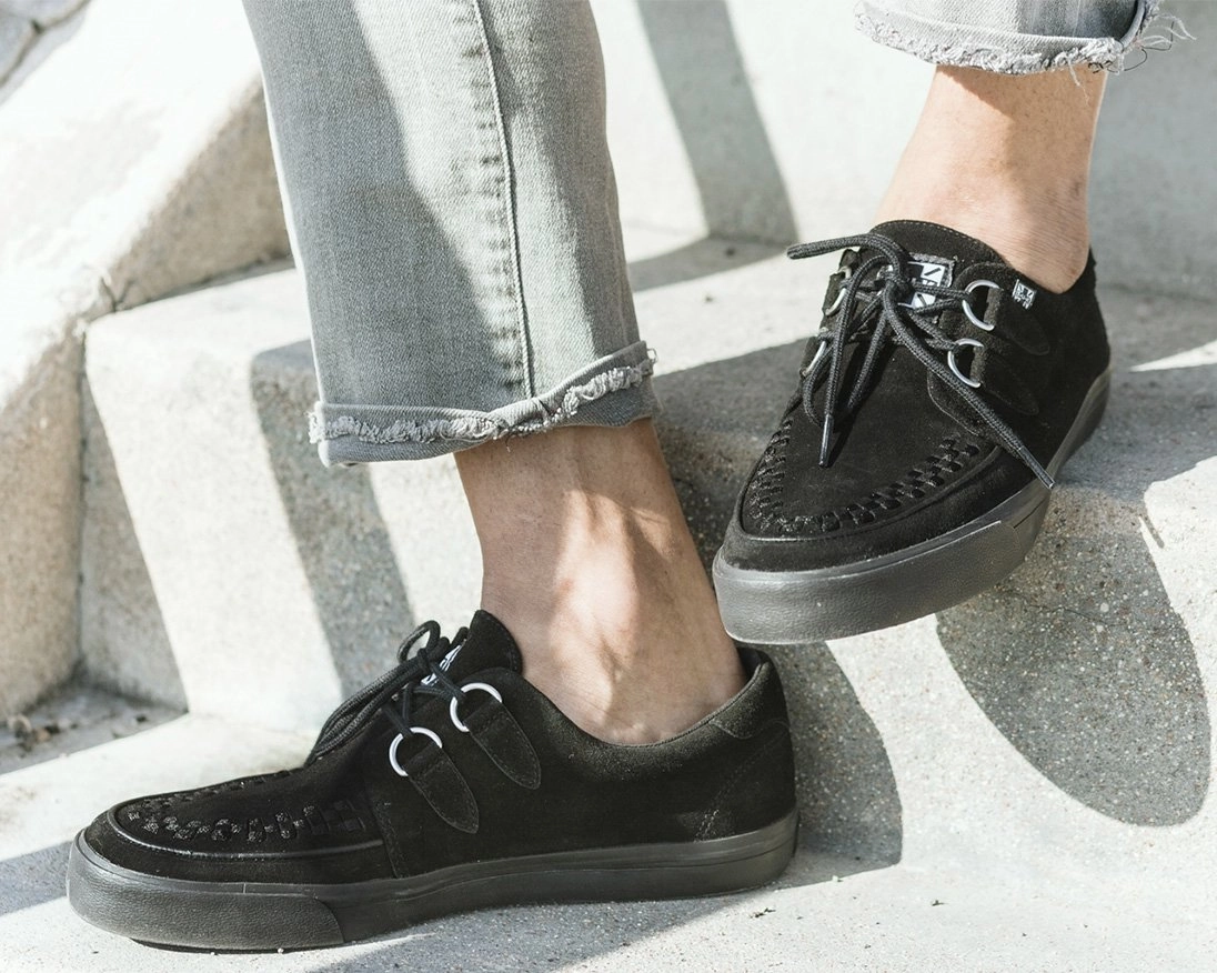 TUK-A9178 Black Suede D-Ring VLK Sneaker