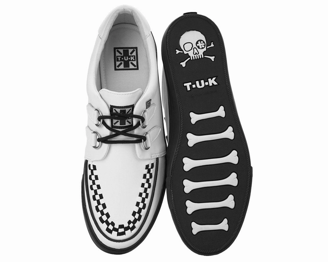 TUK-A9179 White Leather D-Ring VLK Sneaker