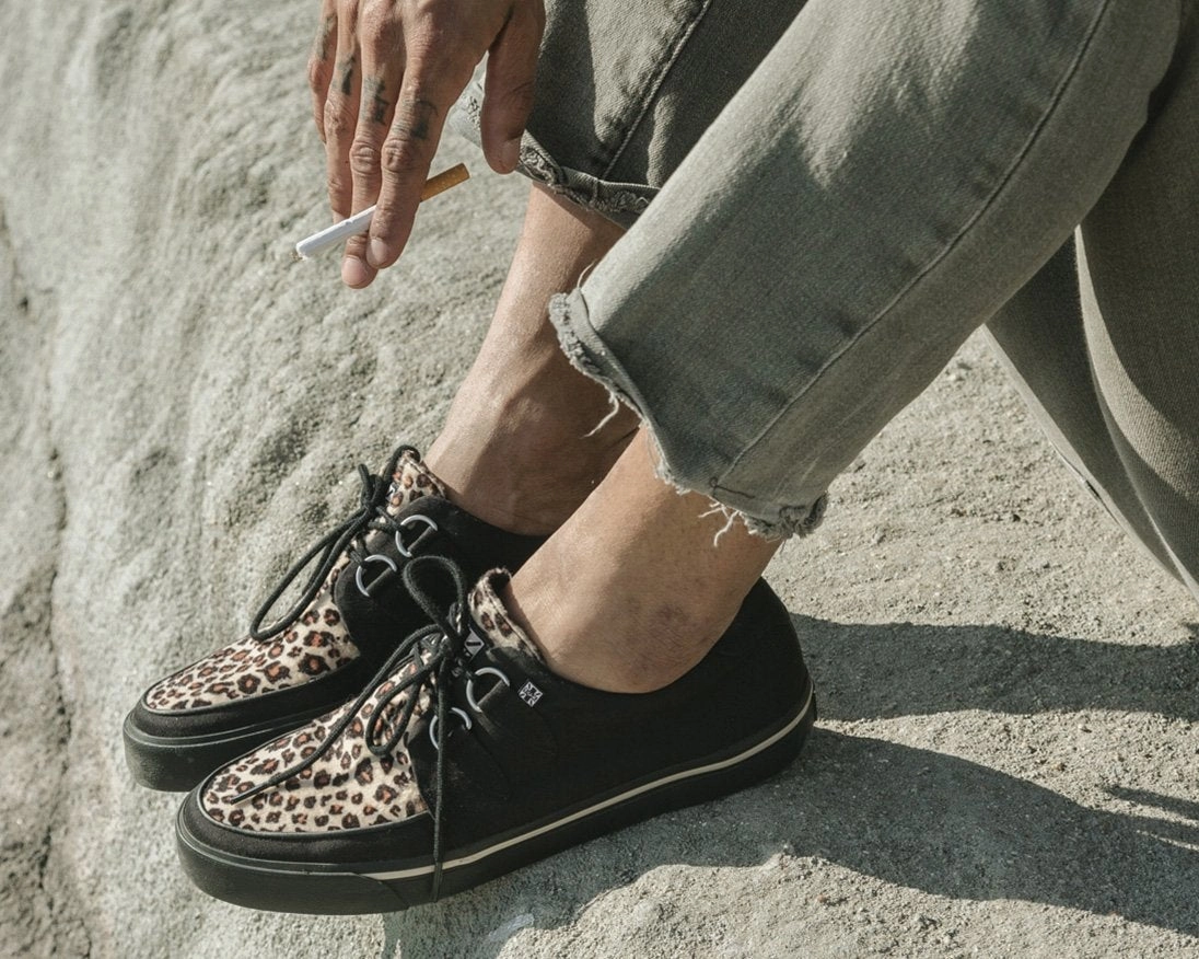 TUK-A9181 Black and Leopard VLK Sneaker