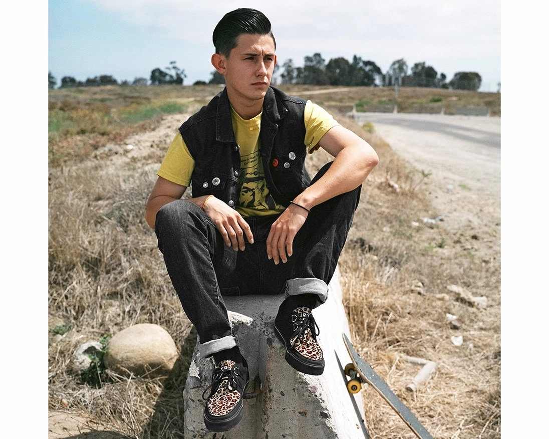 TUK-A9181 Black and Leopard VLK Sneaker