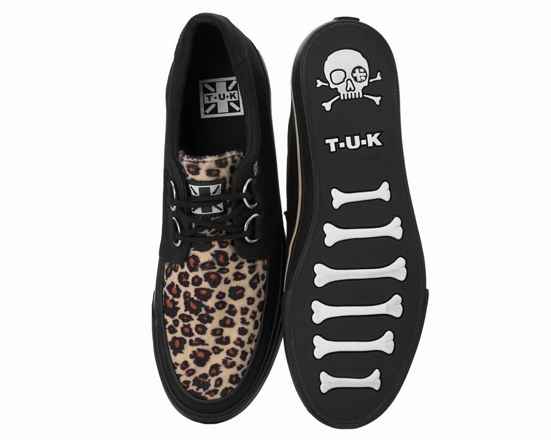 TUK-A9181 Black and Leopard VLK Sneaker