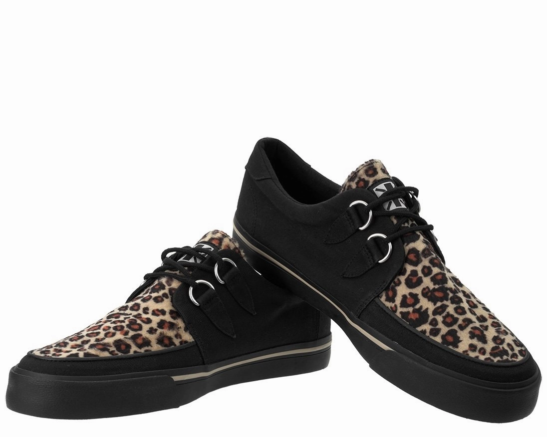 TUK-A9181 Black and Leopard VLK Sneaker