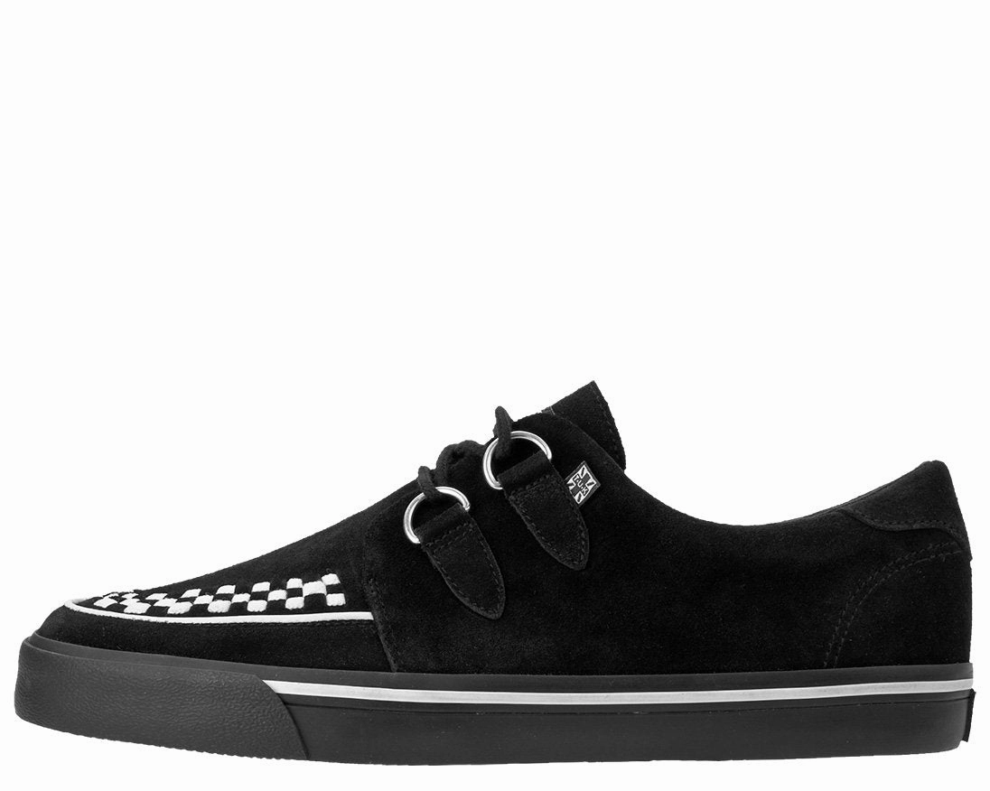 TUK-A9182 Black Suede Interlace VLK Sneaker