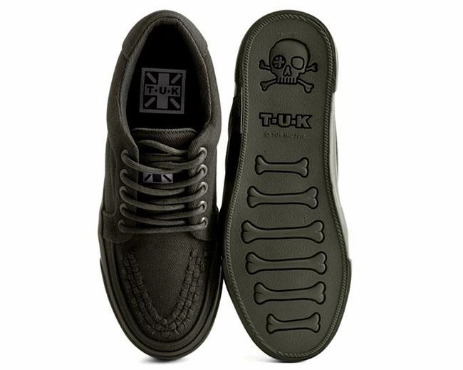 TUK-A9264 Olive Coated Canvas VLK Sneaker