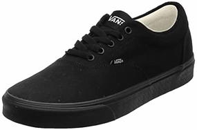 Vans U AUTHENTIC BLACK/BLACK. Unisex-Erwachsene Sneakers. Schwarz (Black/Black / BKA). 43 EU (9 Erwachsene UK)