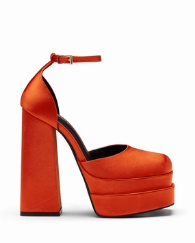 Viva Tangerine Satin *FINAL SALE*