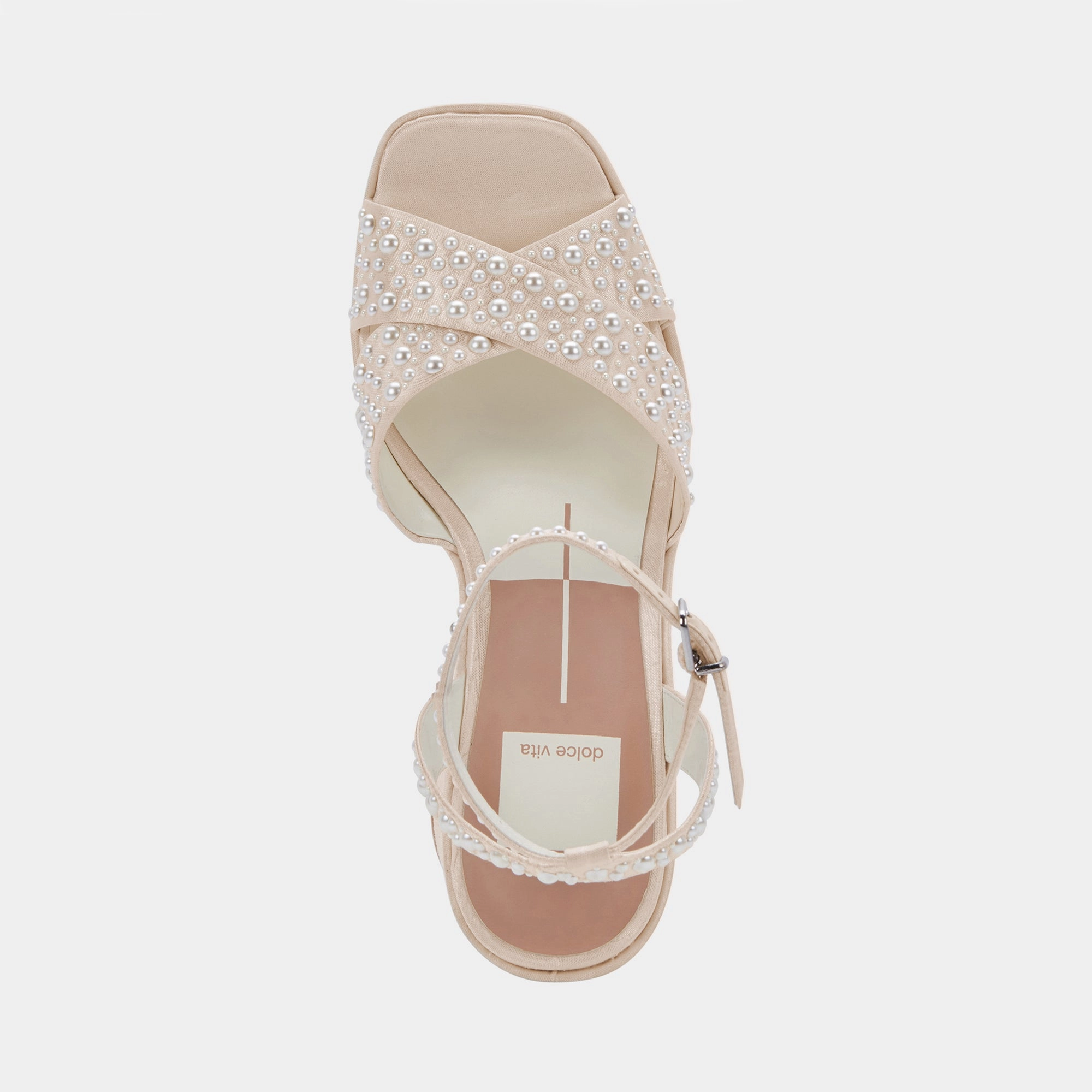 WESSI PEARL HEELS VANILLA PEARLS - re:vita