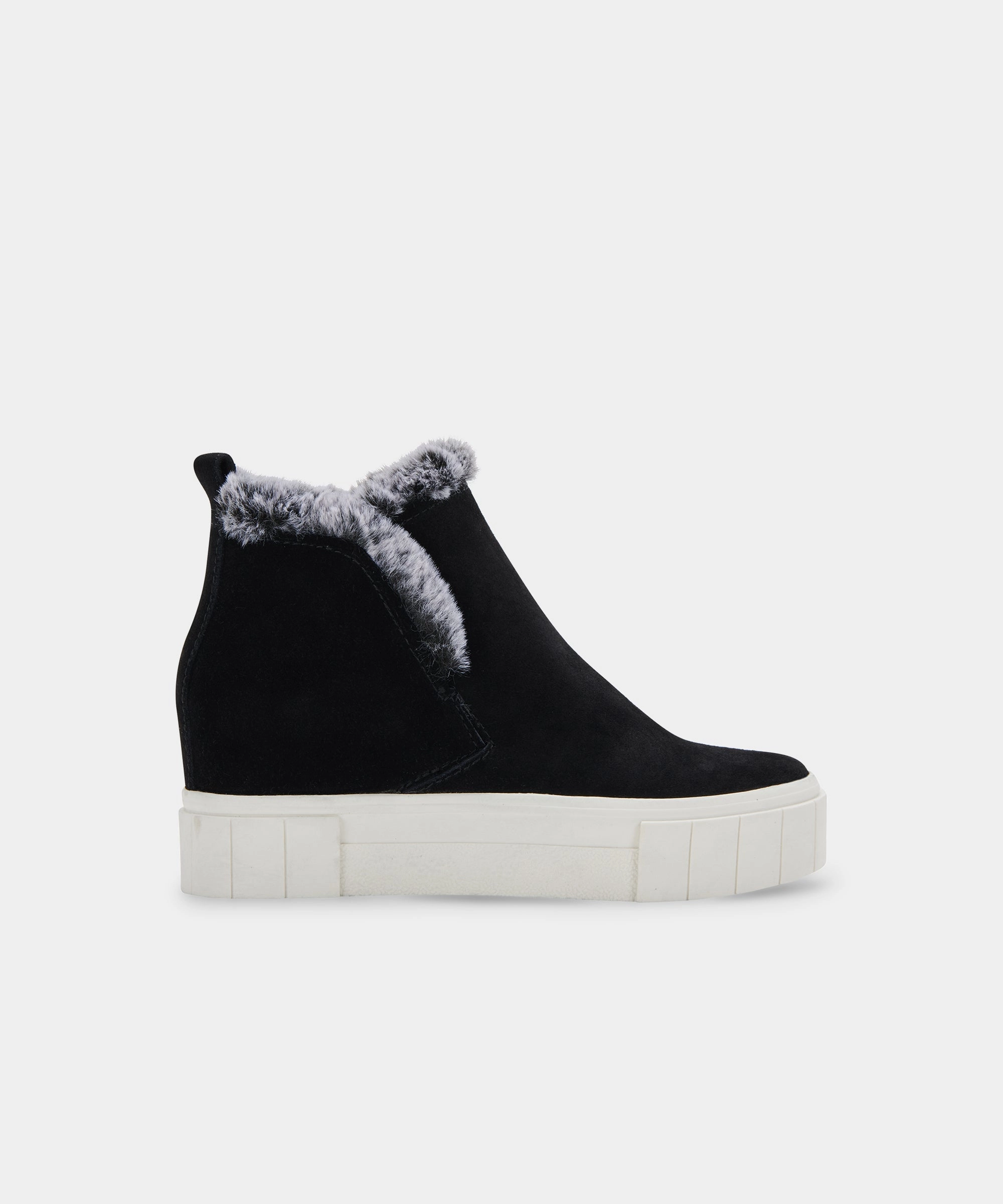 ZALI SNEAKERS BLACK SUEDE - re:vita