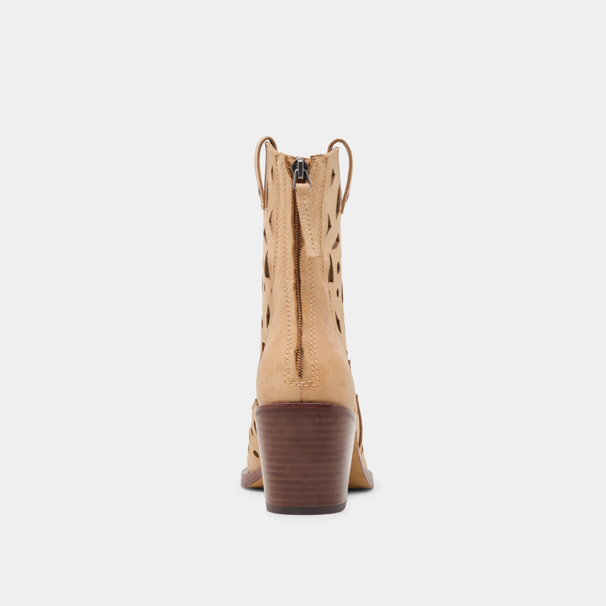 ZENOBI BOOTIES CAMEL DISTRESSED LEATHER