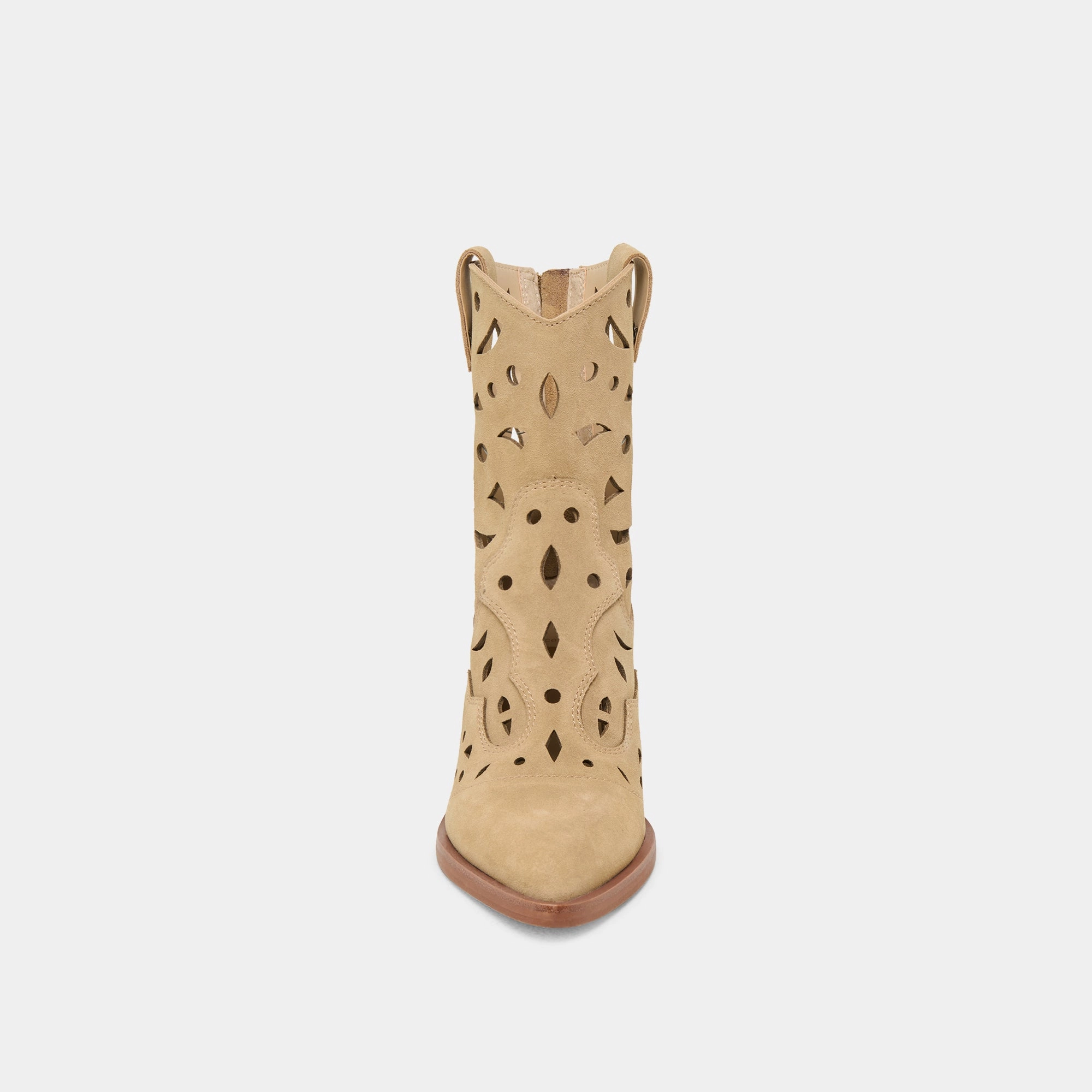 ZENOBI BOOTIES DK TAUPE SUEDE